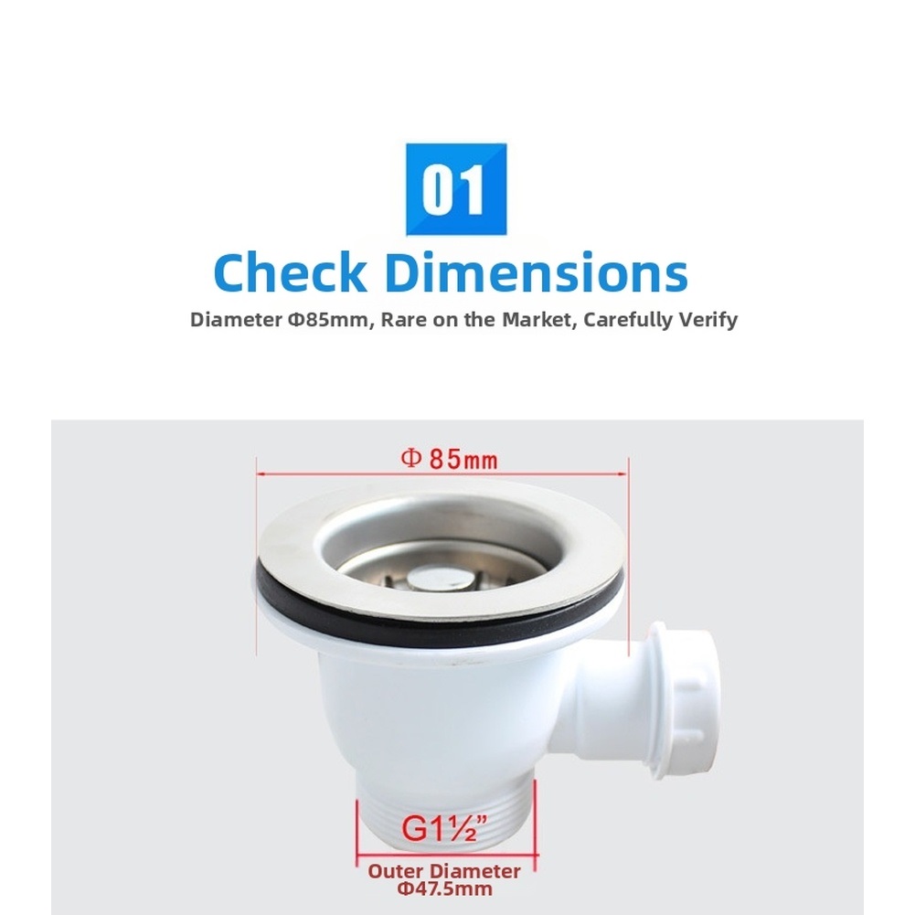 Stainless Steel Strainer - Filtro de desagüe de acero inoxidable