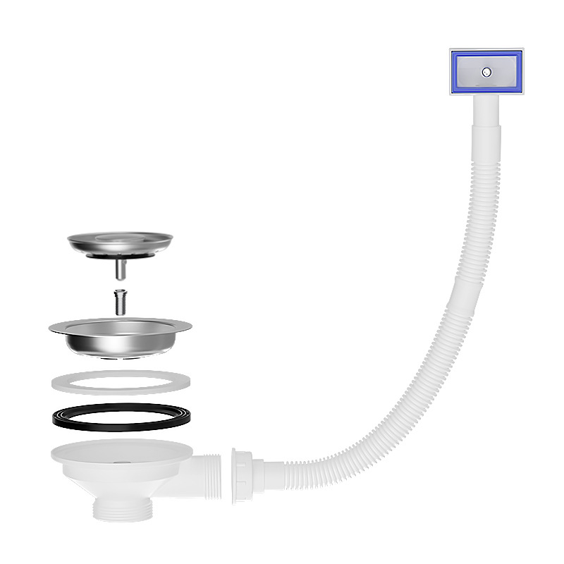 Stainless Steel Strainer - Kit de residuos de drenaje, colador