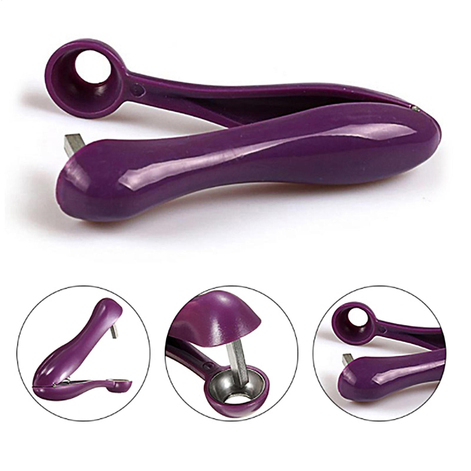 Kitchen Gadgets In - Descorazonador de cerezas portátil, herramienta para