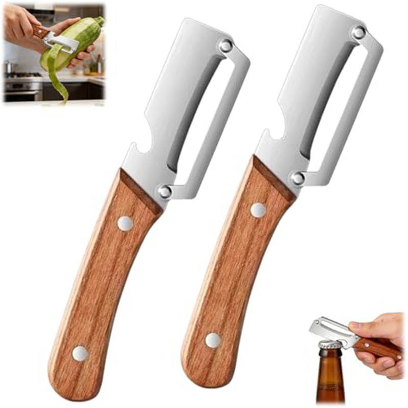 Kitchen Gadgets In - Pelador de Verduras de Acero Inoxidable