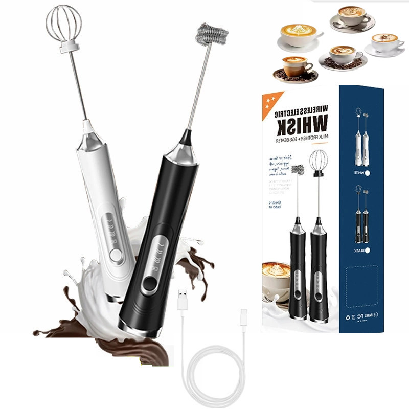 Milk Frother - Espumador de Leche Eléctrico USB, Batidora