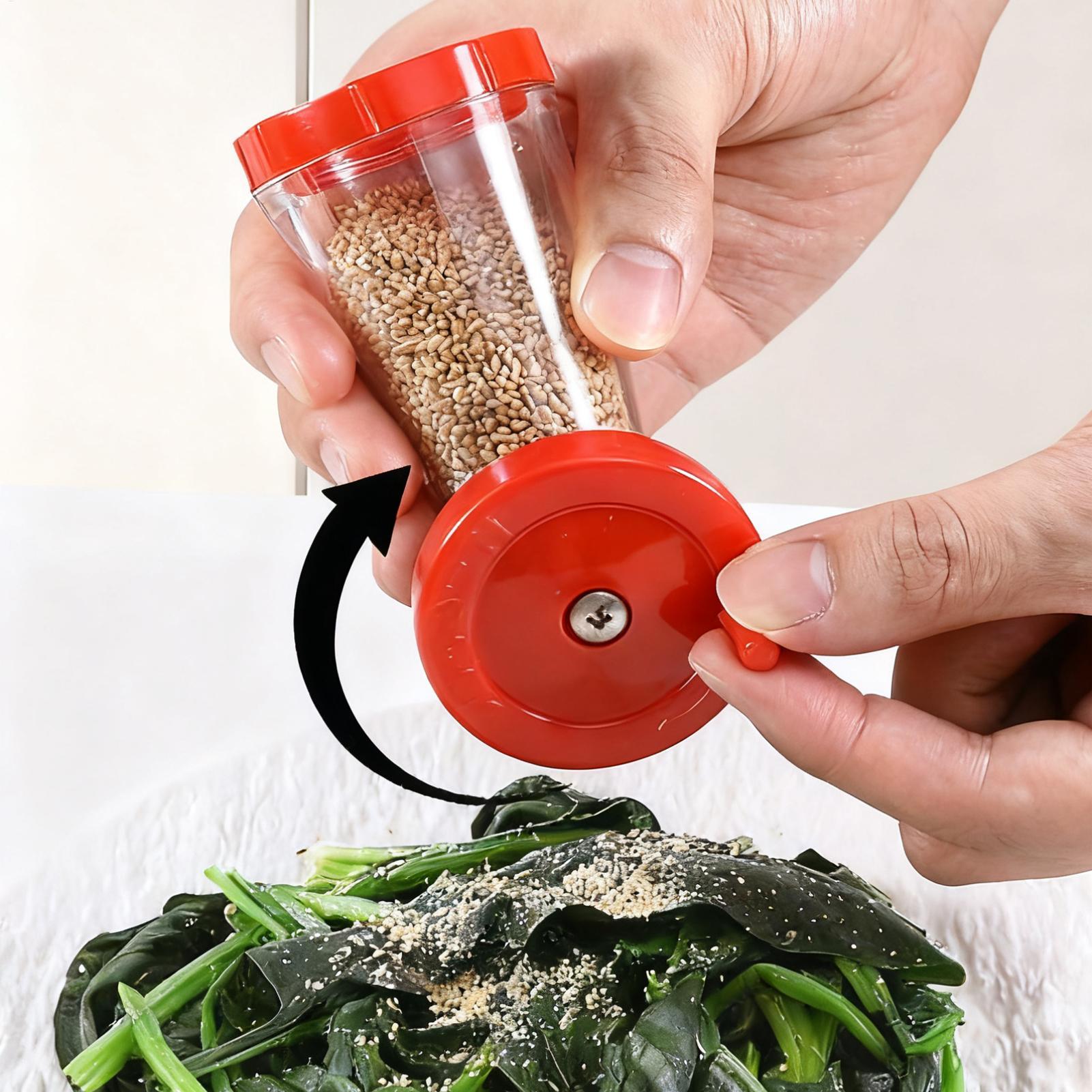 Kitchen Hand Gadgets - Molinillo de sésamo con manivela, molinillo