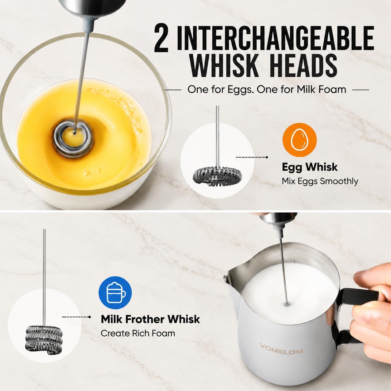 Espumador de Leche Portátil, E - Milk Frother reseña y precio