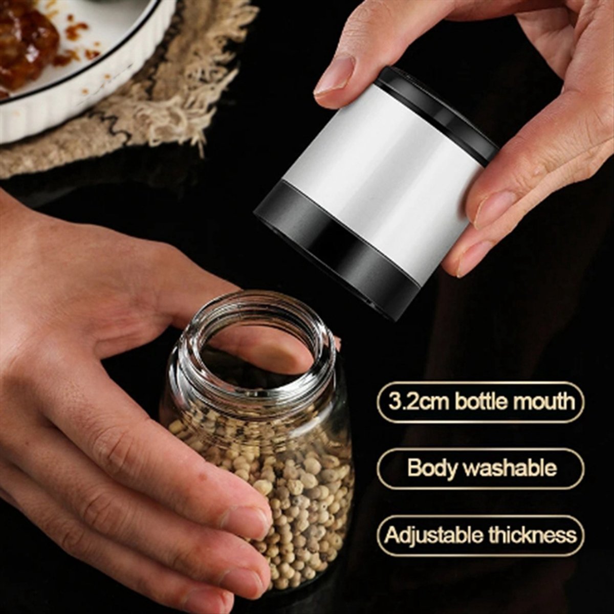 Molinillo Manual de Sal y Pimi - Kitchen Gadgets In reseña y precio