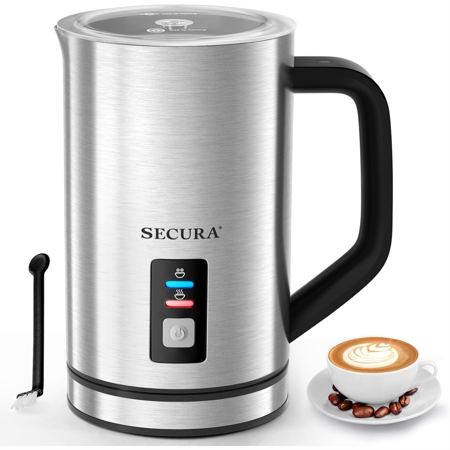 Espumador de Leche Eléctrico d - Milk Frother reseña y precio