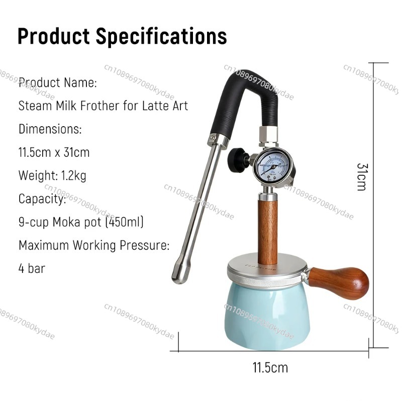 Espumador de Leche Neumático d - Milk Frother reseña y precio