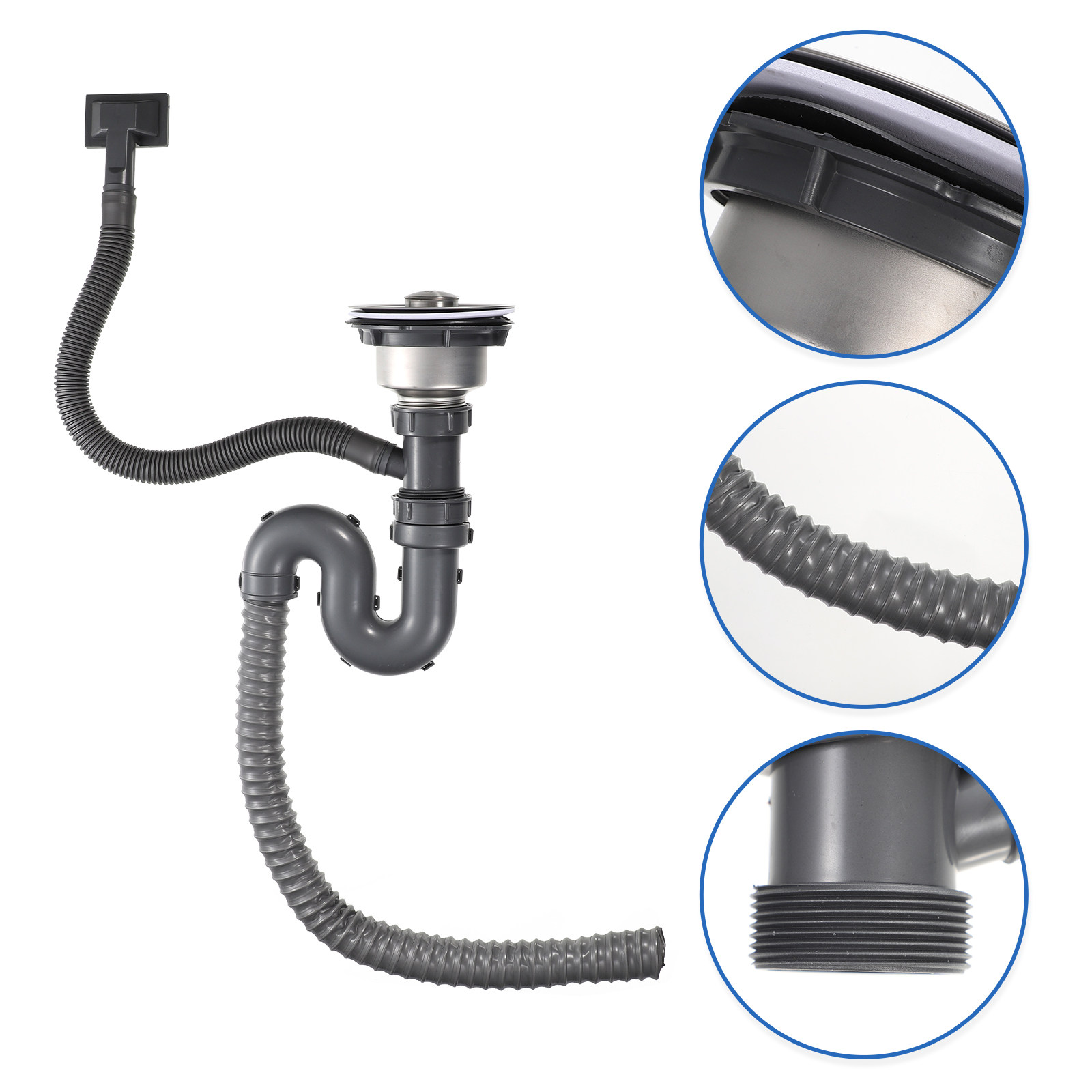 Tubo de Drenaje Extensible de  - Stainless Steel Strainer reseña y precio