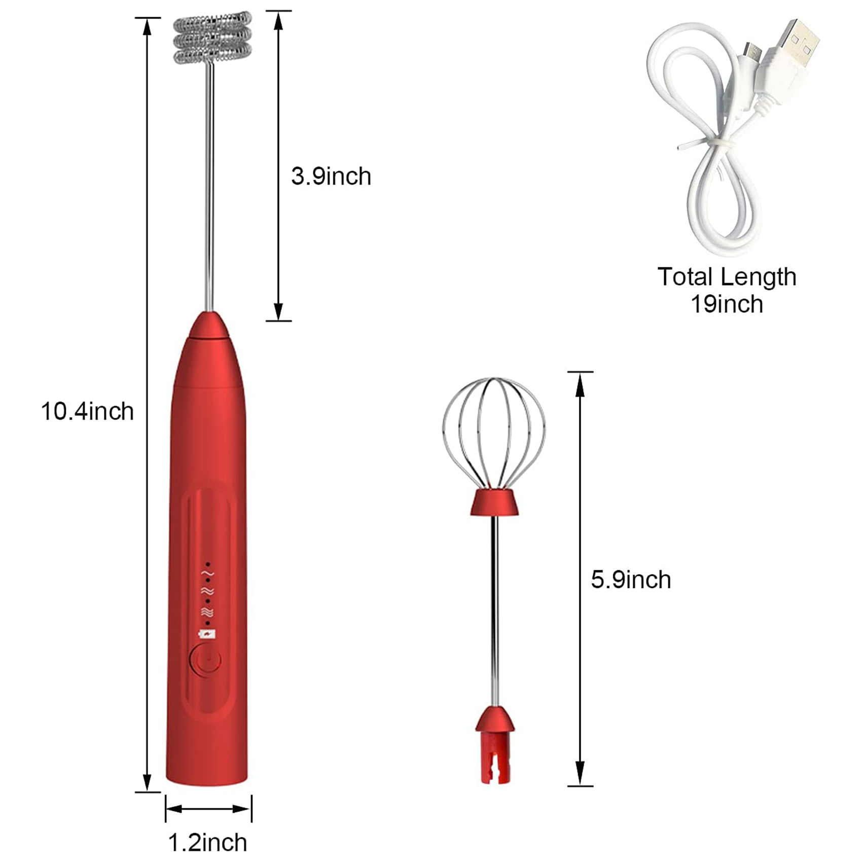 Espumador de leche eléctrico A - Milk Frother reseña y precio