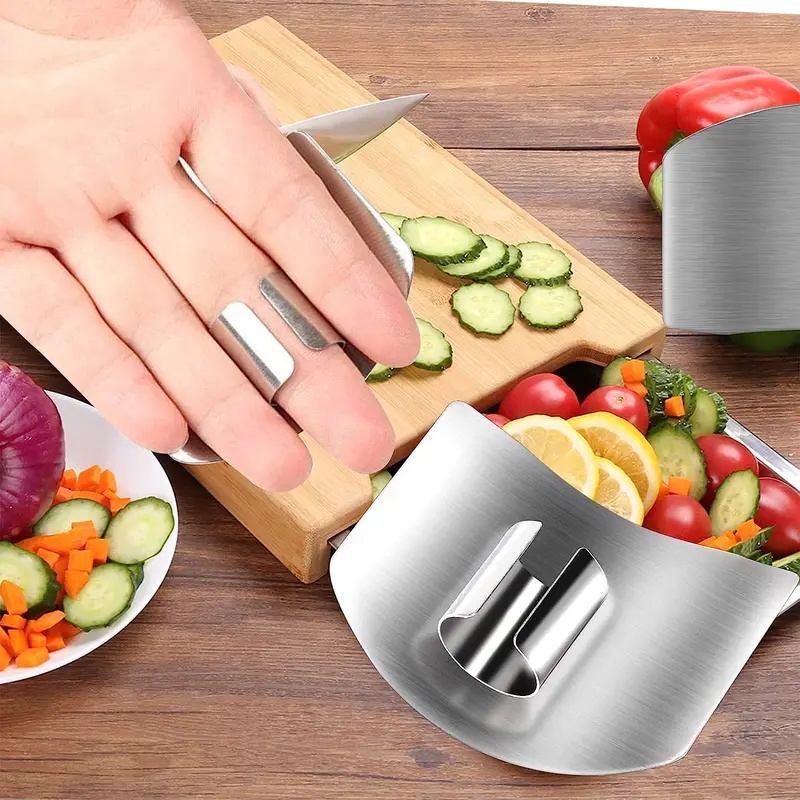 Protector de dedos de acero in - Kitchen Hand Gadgets reseña y precio