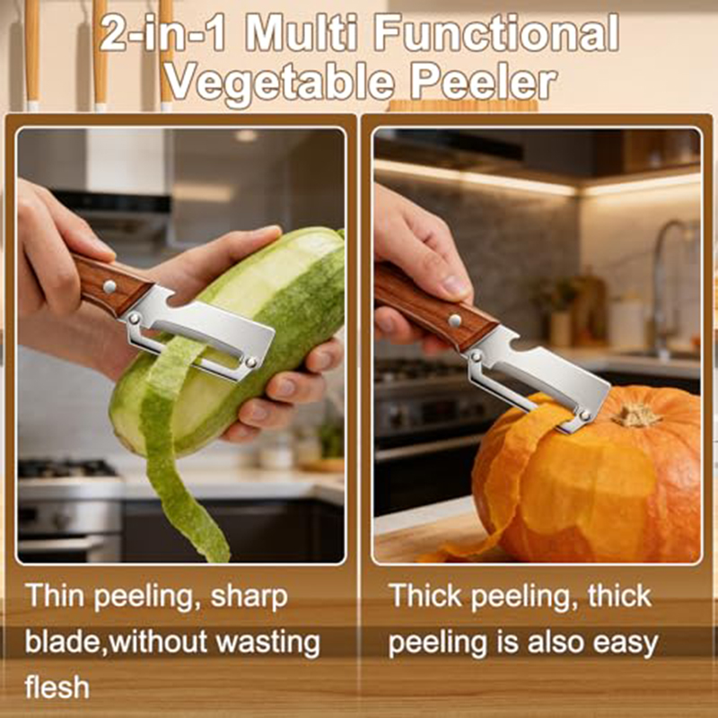 Pelador de Verduras de Acero I - Kitchen Gadgets In reseña y precio