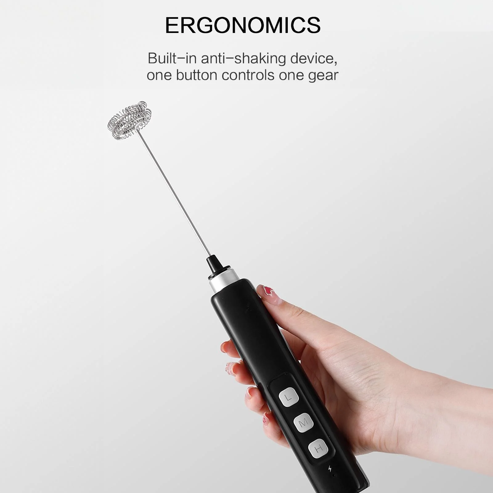 Espumador de Leche Portátil Re - Milk Frother reseña y precio