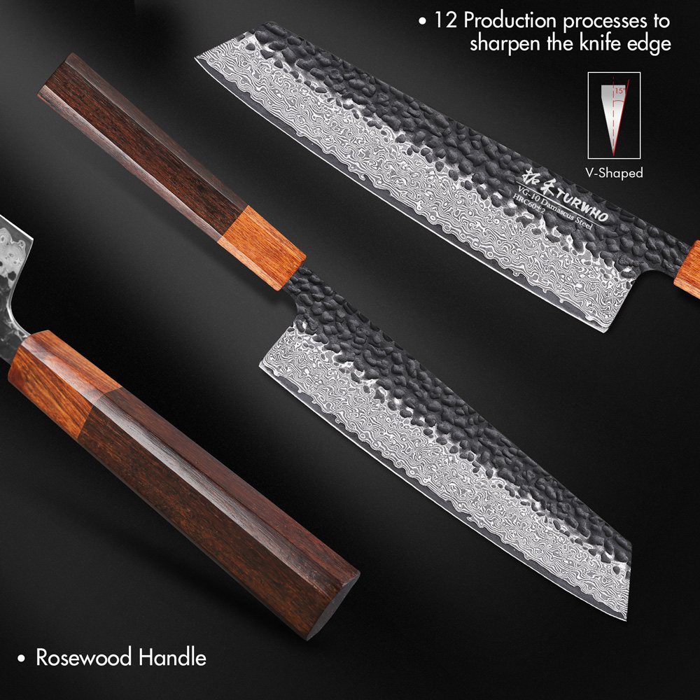 TURWHO-cuchillo de Chef Kirits - Kitchen Gadgets Japanese reseña y precio